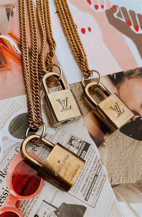 lock necklace louis vuitton|louis vuitton lock necklace price.